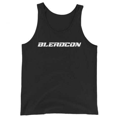 BLERDCON UNISEX TANK TOP - RED AND BLACK