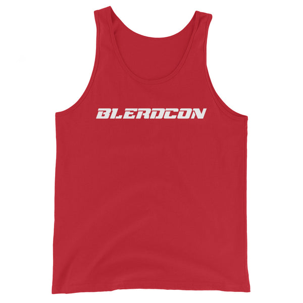 BLERDCON UNISEX TANK TOP - RED AND BLACK